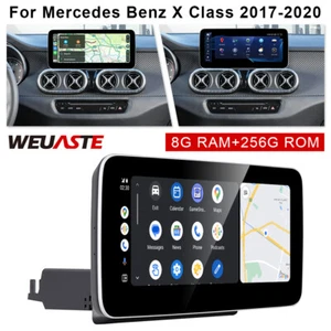 Android Car GPS 10.25'' Radio Wifi Navi Player 8+256G For Benz X Class 2017-2020 - Picture 1 of 12