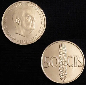 Gutse FRANCO-5, 50 Centimes 1966 19-73, Certifié - Picture 1 of 1