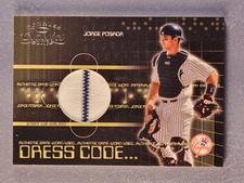 2003 Donruss Classics Dress Code #DC-47 Jorge Posada /425 Game Used Jersey