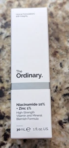 The Ordinary Niacinamide 10% + Zinc 1% Vitamin & Mineral 30ml / 1 fl oz - Picture 1 of 8