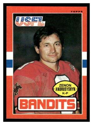 Topps USFL #123 Zenon Andrusyshyn SC6 - Image 1 of 2