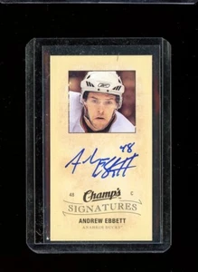 2009-10 Upper Deck Champ's Signatures #CSAE Andrew Ebbett - Imagen 1 de 1
