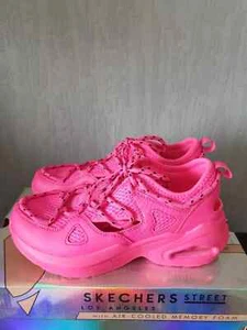 Skechers Street LA Womens Muno Bright Future Trainers Pink Size 4.5 NEW - Picture 1 of 7