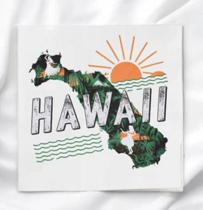 Hawaii Fabric Panel for Quilting Crafting Sewing Travel State Quilt Block - Picture 1 of 2