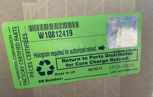 Whirlpool Waschmaschine Waschmaschine elektronische Steuerung W11089031 im Karton W10812419 - Bild 1 von 1