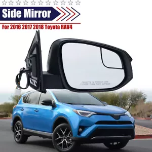 Espejo retrovisor lado pasajero para Toyota RAV4 2016-2018 manual plegable eléctrico vidrio derecho - Imagen 1 de 14
