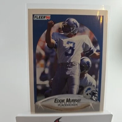 1990 Fleer - #282 Eddie Murray Detroit Lions  - Image 1 of 4