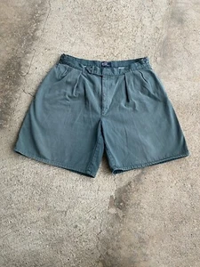 Vtg Polo Ralph Lauren Tyler Shorts Size 38 Green Made In USA Flawed Used - Picture 1 of 16