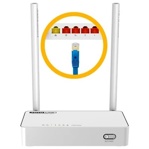 Router Wifi Wireless Extern 300mbps Wlan Router 2,4GHz WPS Totolink N350RT - Bild 1 von 7
