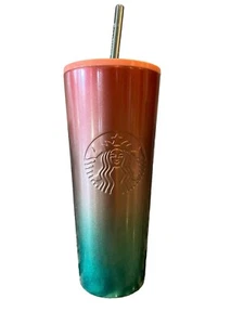 Vaso Starbucks Ombré con pajita de acero inoxidable Venti 24 oz - Imagen 1 de 7