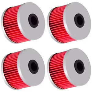 4-Pack Oil Filter Filters for Kawasaki KFX450R Polaris Predator 500 Outlaw 500 - Bild 1 von 1