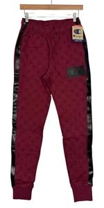 NEW Champion Classic Fleece Logo Links Sweatpants Size S Maroon Men's $70 - Picture 1 of 12