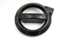 Volvo XC90 Black Carbon Fiber Front Grille Emblem OEM Badge Logo S90 V90 XC40