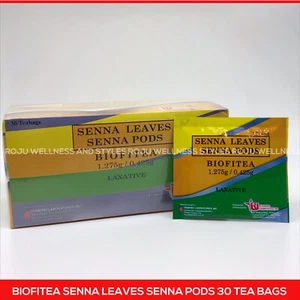 BIOFITEA adelgazante Senna té de hierbas quemador de grasa pérdida de peso 30 bolsas (caducidad 2025) - Imagen 1 de 3