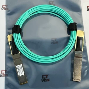 Cable óptico activo compatible 850 nm QSFP-100G-AOC-IB 5M Mellanox/Huawei/Brocade - Imagen 1 de 2