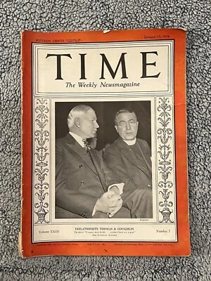 Time: The Weekly Newsmagazine January 15, 1934 Volume 23 No. 3 - Image 1 of 4