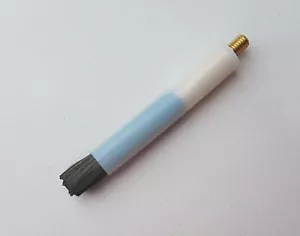 Carbonpinsel Kohlefaserpinsel Beizen Gewinde M6 Pinsel Teflon Hülse 50mm - Picture 1 of 4