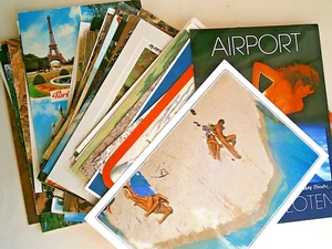 Lot of Vintage Postcards from the late 1900's, used, some interesting stamps - Picture 1 of 5