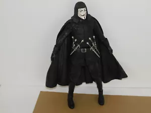 V FOR VENDETTA 12" Talking Figure NECA Reel Toys 2007 Works - Picture 1 of 4