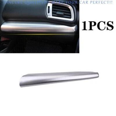 Tira de tablero de pasajeros copiloto plateado mate para Honda Fit Jazz GK5 2014-2020 Foto 1 de 4