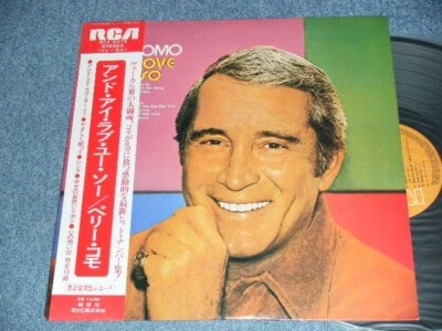 PERRY COMO  Japan 1973 RCA-5079 NM LP+Obi AND I LOVE YOU SO - Image 1 of 4