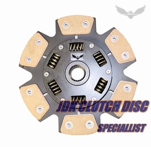JDK STAGE3 CERAMIC 6 PUCK CLUTCH DISC219mm 1999-2000 for HONDA CIVIC Si 1.6L B16 - Picture 1 of 1