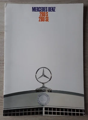 Mercedes-Benz S Class Brochure 1968 - 280 S SE LWB Limousine - Image 1 of 4