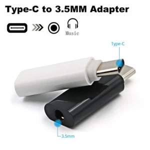 a femmina Adattatore audio USB-C Tipo C a 3,5mm Jack For Huawei Samsung Xiaomi - Zdjęcie 1 z 10