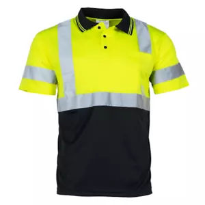 NEW ANSI/ISEA Class 3 type R Safety Reflective Quick-Dry Polo Shirts JORESTECH - Picture 1 of 10