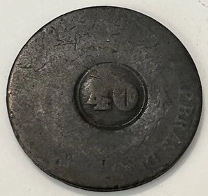 BRAZIL NO DATE (1830) 40 Reis Large Copper Coin - Picture 1 of 4