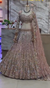 DESIGNER CHOLI INDISCHE BOLLYWOOD HOCHZEIT PARTY PAKISTANISCHE KLEIDUNG LEHENGA INDISCH - Bild 1 von 7