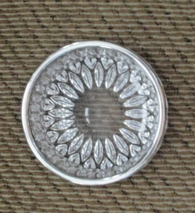 GORHAM FULL PLOMO CRISTAL PLATA BORDE NO MAGNÉTICO CUENCO 4.5" - Imagen 1 de 5