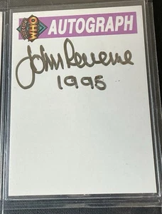 DOCTOR WHO AUTOGRAPH CARD JOHN LEVENE Cornerstone Series 2 1995 - Picture 1 of 2