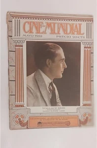 VINTAGE SPANISH MAGAZINE CINE-MUNDIAL MAY 1919 WALLACE REID THEDA BARA - Picture 1 of 6
