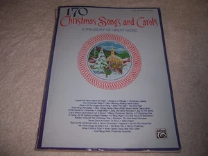 170 Christmas Songs and Carols: Piano/Vocal/Chords pb songbook - Picture 1 of 4