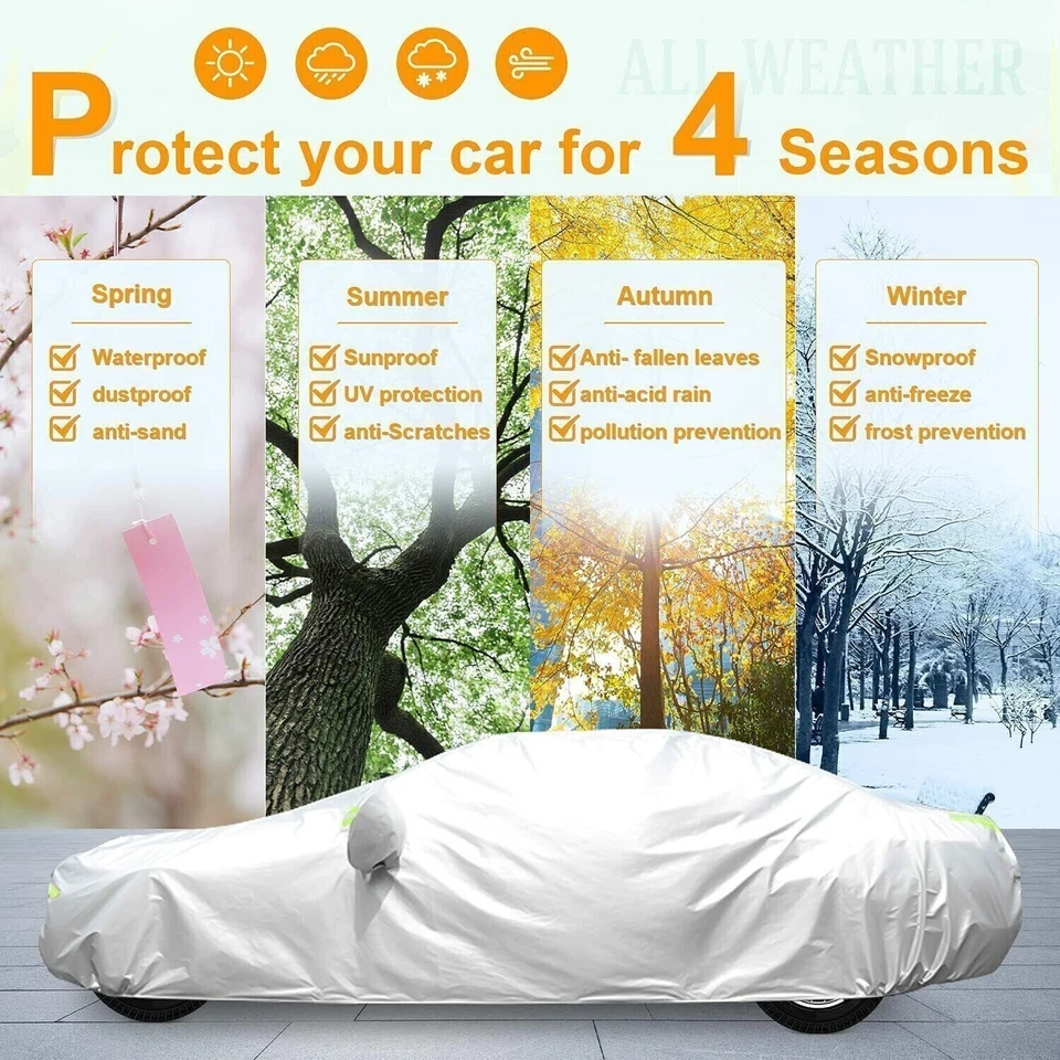 For BMW FULL CAR COVER Outdoor Waterproof Breathable All-Weather Protection US Foto 1 de 4