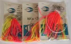 (3) Rock Cod Rigs by Vintage Hurricane / Olympic Old Stock New in Packages - Picture 1 of 4