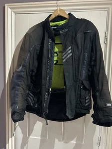 Halvarssons Motorcycle Jacket Black Brown Mindiam 50. - Picture 1 of 12