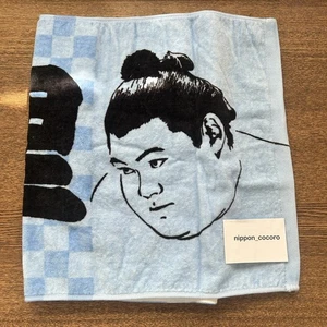 Sumo Wrestler ONOSATO Yokozuna Cheering Support Face Towel 14" × 32" New Japan - Picture 1 of 4