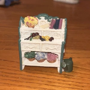 Vintage Avon Victorian Memories Dollhouse Patio Shelf Furniture 2001 - Picture 1 of 9