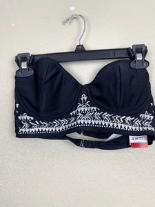 Ninety Five JR Black Swim Top Hooks in Back and Has Build in Pads Size XL New - Picture 1 of 8