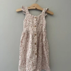 city mouse dress white midline purple floral print 5Y jamie kay - Picture 1 of 3