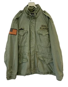 Polo Ralph Lauren USRL Military Field Jacket Men’s XXL 2XL Army Green Patch #116 - Picture 1 of 22