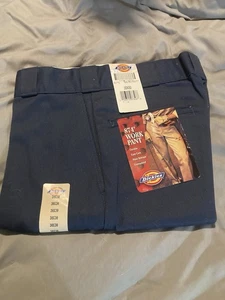 Pantalón de Trabajo Dickies Original Fit 874 Flex Para Hombre Talla 30 X 30 Azul Marino ¡Nuevo/Etiquetas! - Imagen 1 de 8