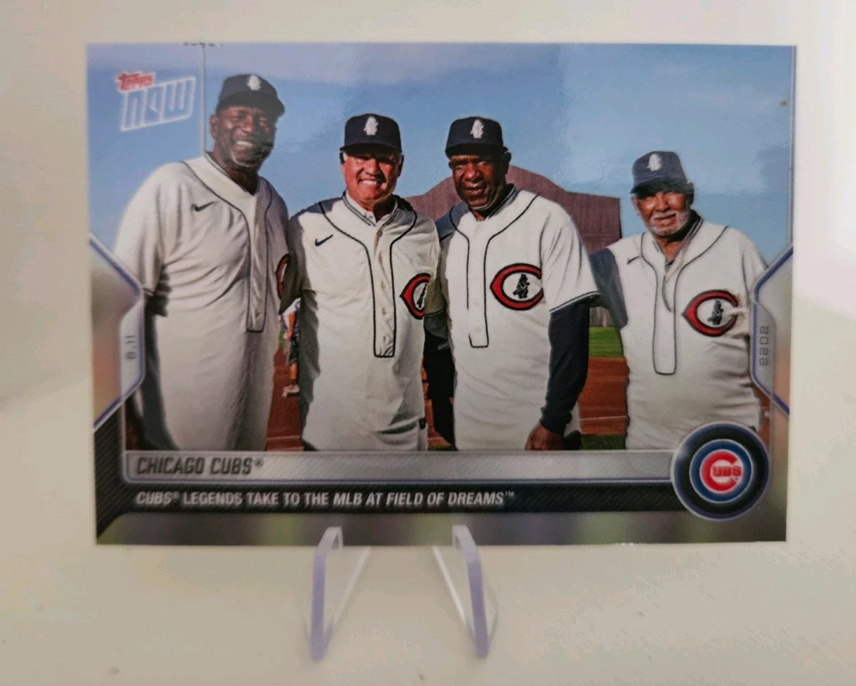 Smith Sandberg Dawson Williams Cubs Legends 2022 Topps Now Field of Dreams Raro Foto 1 de 2