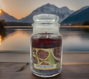 Rare Yankee Candle APPLE BUTTER 22 oz Deerfield, MA Label Retired - Bild 1 von 5
