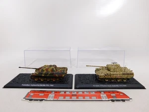 2X Atlas 1:72 Panzer SdKfz 1944 Panther 171 Jagdpanther 173 TOP+(Box) #DZ246-1 - Foto 1 di 5
