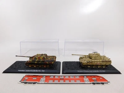 2X Atlas 1:72 Panzer SdKfz 1944 Panther 171 Jagdpanther 173 TOP+(Box) #DZ246-1 - Immagine 1 di 4
