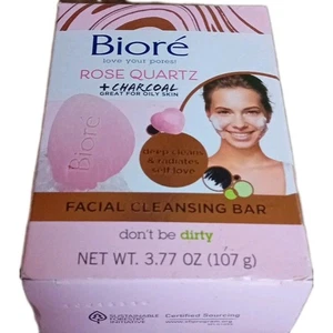 Biore Rosenquarz + Aktivkohle Feste Gesichtsreinigung ,  - Bild 1 von 2