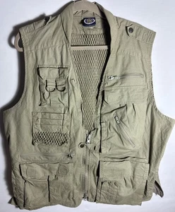 Gilet tattico vintage Smith e Wesson uomo grande abbronzatura pesca caccia safari foto - Foto 1 di 10